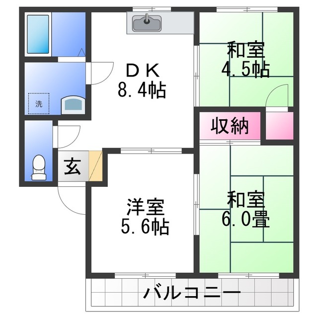 アルブルの間取り