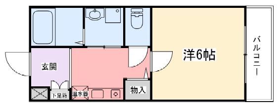 土山中村コーポIIの間取り