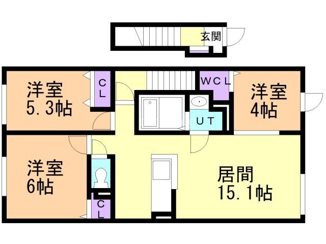 ラ　ルーチェ　Ｓの間取り