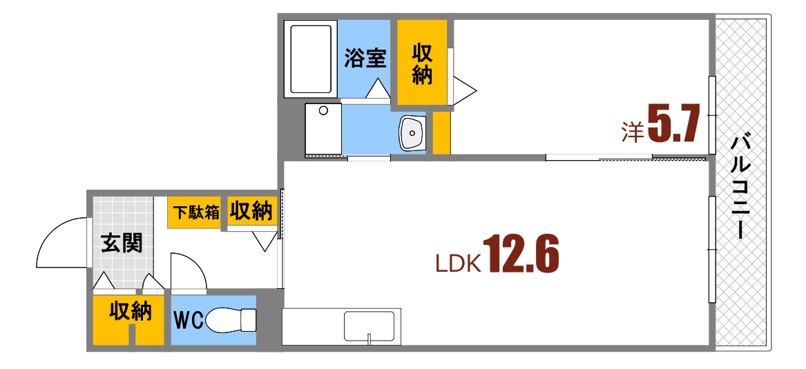 グリーンコート府中6-24の間取り