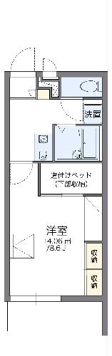 レオパレス森見公園の間取り