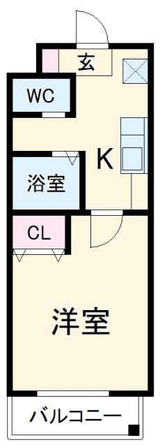 A・City港宝神の間取り