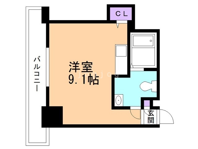 札幌市中央区南七条西のマンションの間取り