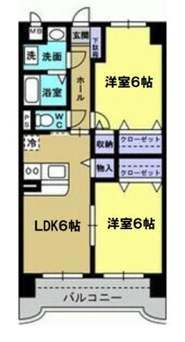 リリアコートの間取り