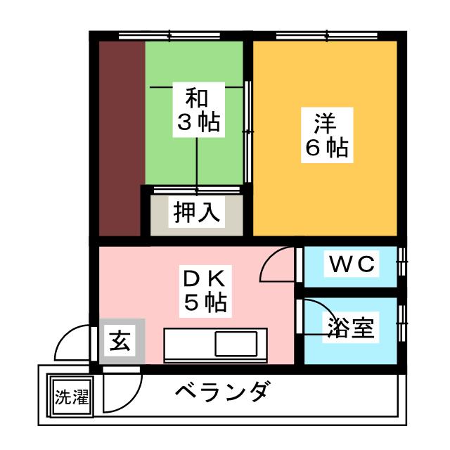 カサール亀岡の間取り