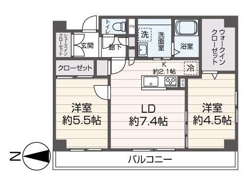 アルファスクエア中島公園の間取り