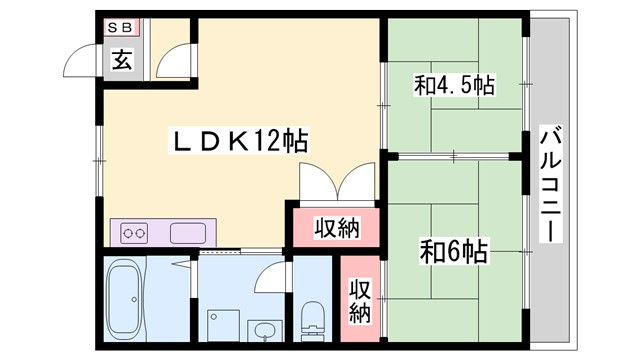 ニューヴィレッジ21の間取り