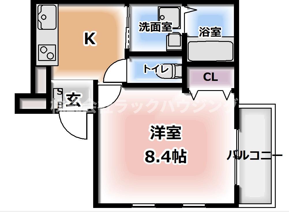 守口市大日町のアパートの間取り