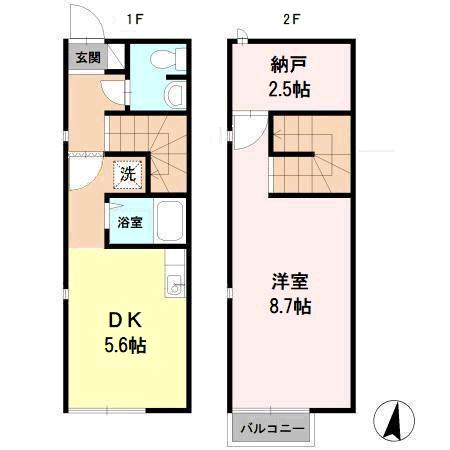 ソレイユIの間取り