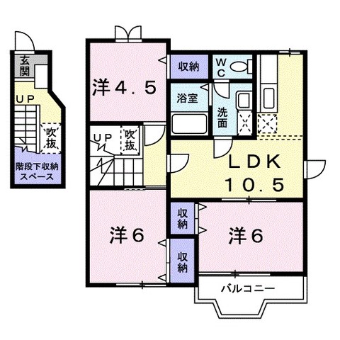 チェリーハイムの間取り