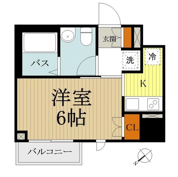 日野市豊田のマンションの間取り