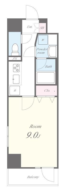 【豊島区南大塚のマンションの間取り】