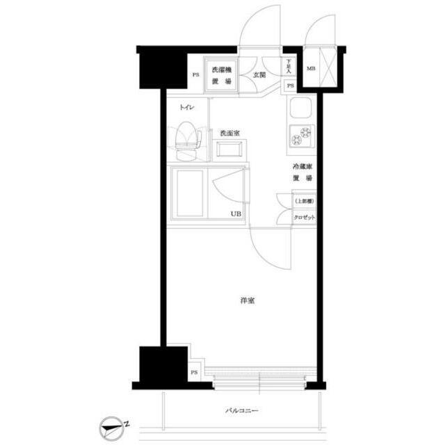 【大田区東糀谷のマンションの間取り】