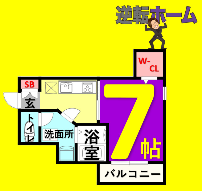 名古屋市東区泉のマンションの間取り