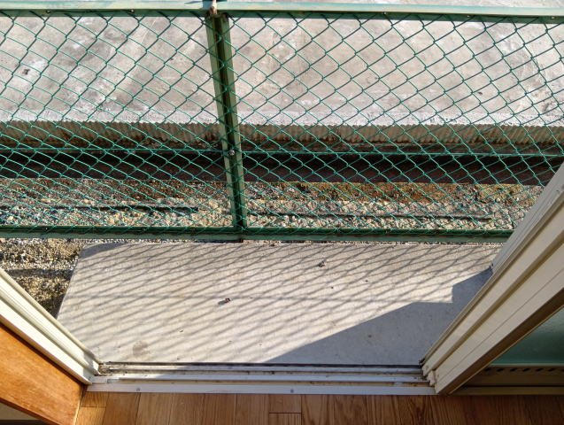 バルコニー　庭