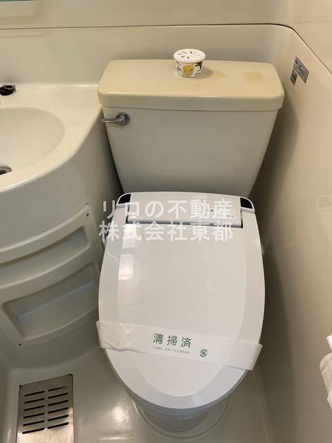 トイレ　洗浄便座付です！