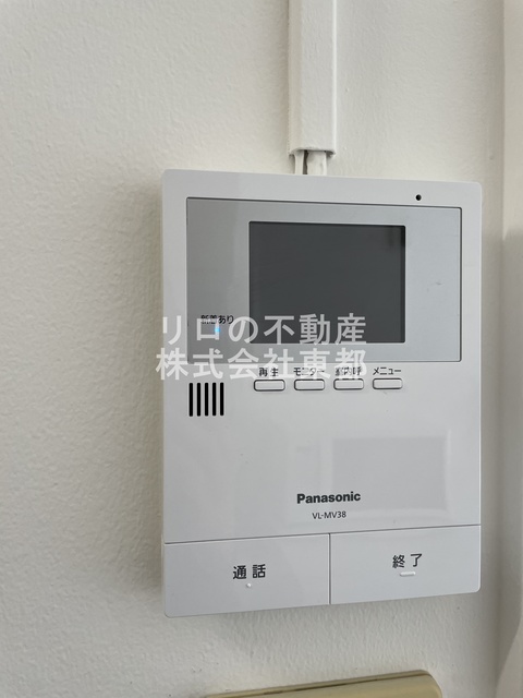 セキュリティ　ＴＶモニター付インターホンがあるので訪問者が一目でわかります
