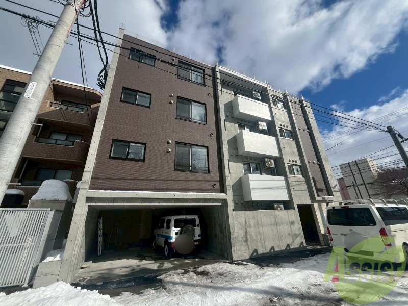 建物外観　完成予想パース　札幌市東区北２４条東「ラグランジュ元町」