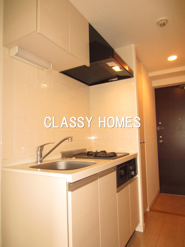 キッチン　2005年竣工　プレール・ドゥーク品川仙台坂：ガスキッチン