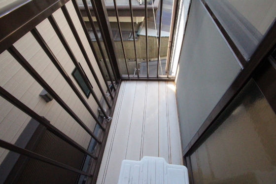 バルコニー　他号室のお写真です。