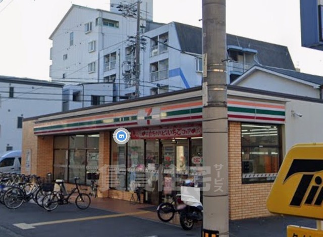 コンビニ　セブンイレブン　大阪中加賀屋3丁目店（コンビニ）まで226m