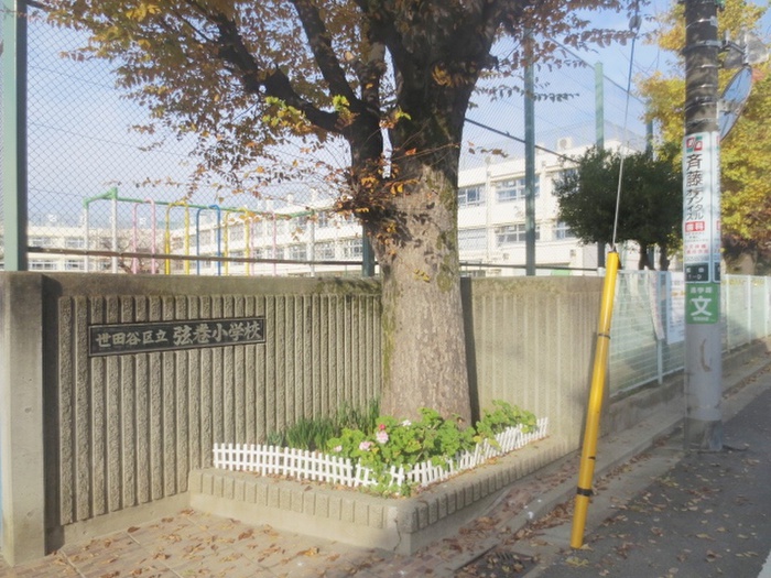小学校　世田谷区立弦巻小学校（小学校）まで553m