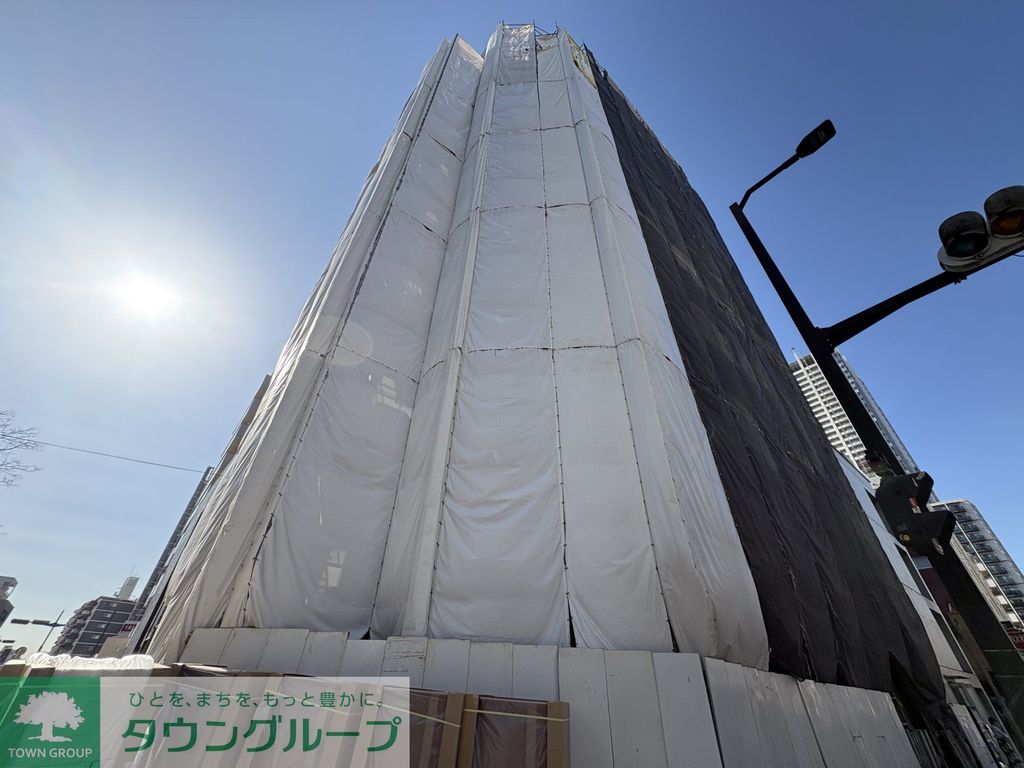 バルコニー　建築中です