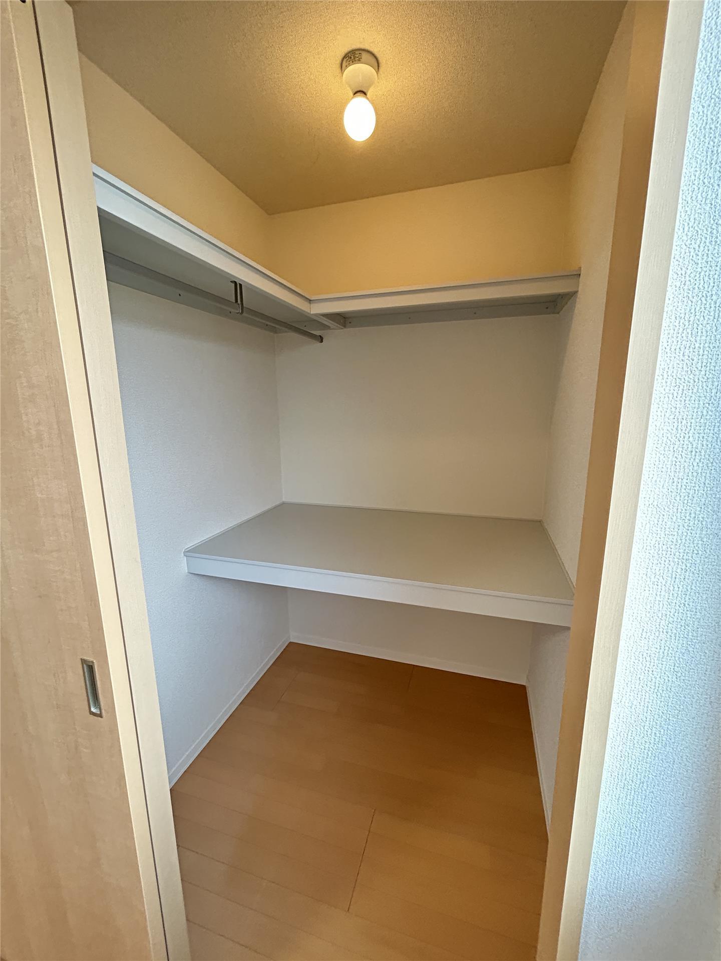 収納　ウォークインクローゼット