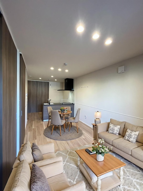 居室・リビング　ＣＧ画像の為実際は家具・家電の設置無し。