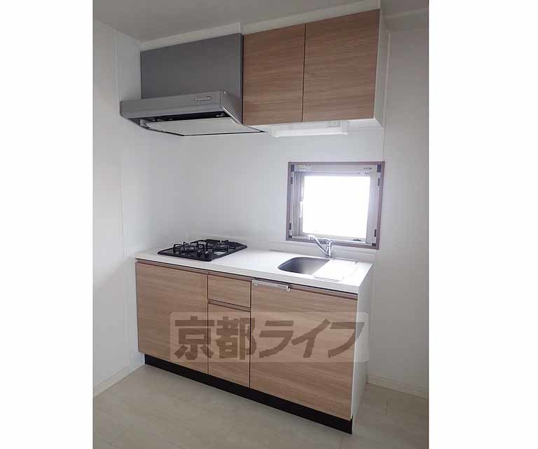 キッチン　二口コンロが付いています。