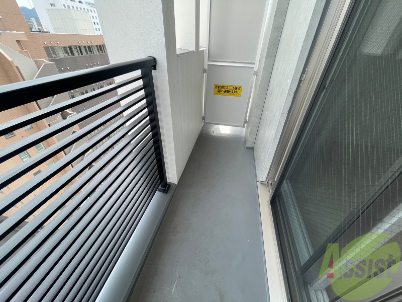 バルコニー　バルコニーです。洗濯物を干したり一息ついたりできますね！