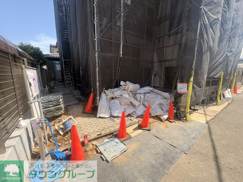 エントランス　建築中