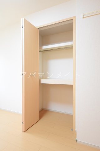 収納　十分な収納スペースがあります