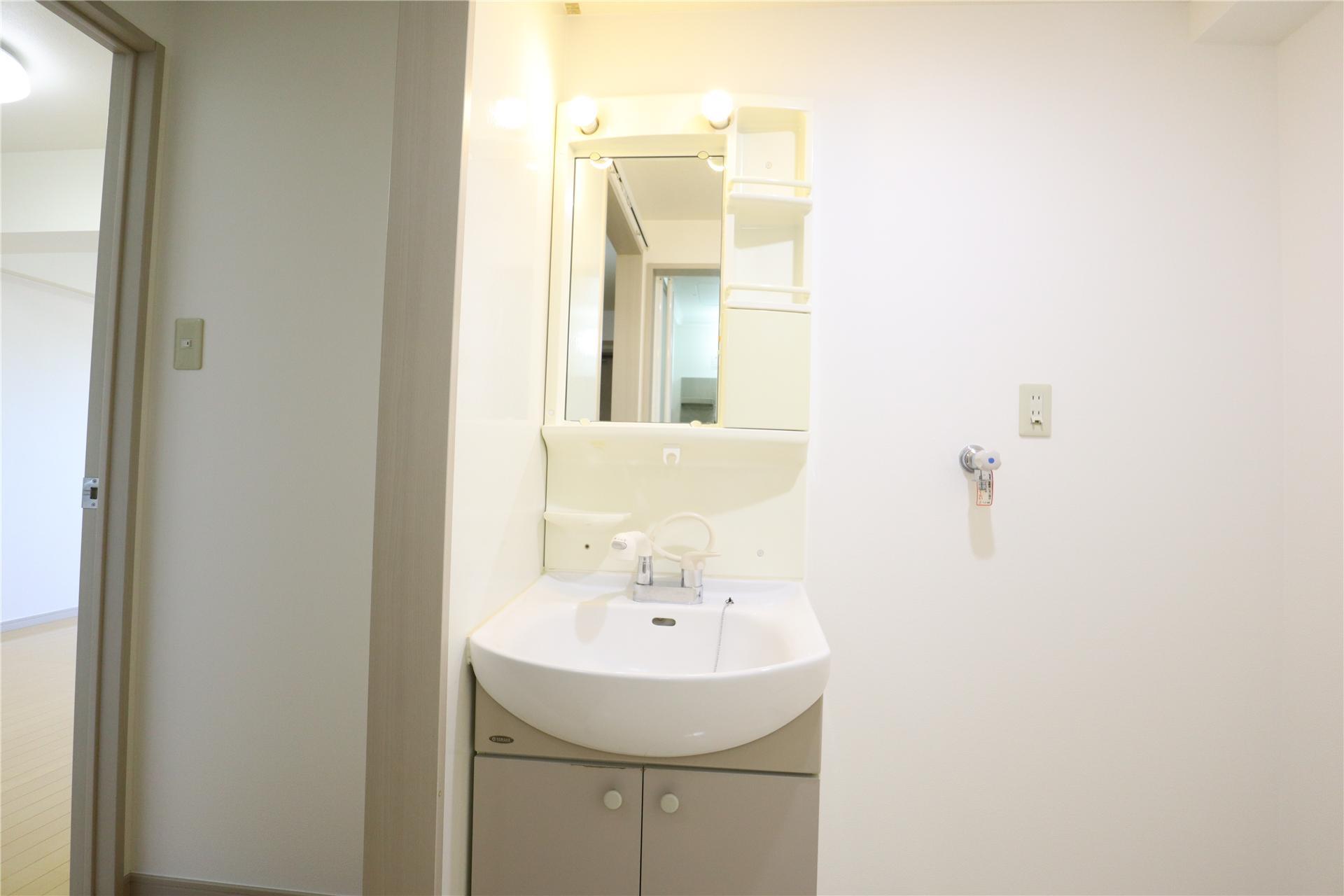 洗面設備　同タイプ別部屋の画像です。