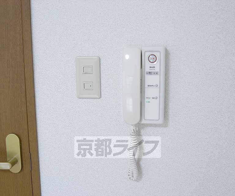 セキュリティ　来客も安心です。