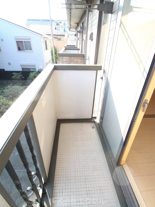 バルコニー　風通しの良いバルコニーです。