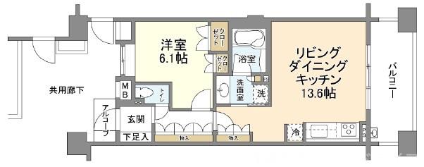 パークホームズ今出川の間取り写真