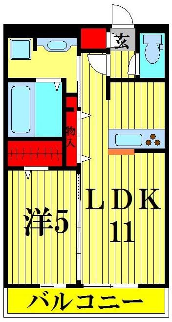 東武伊勢崎線 北越谷駅 徒歩17分 3階建 築10年の間取り写真