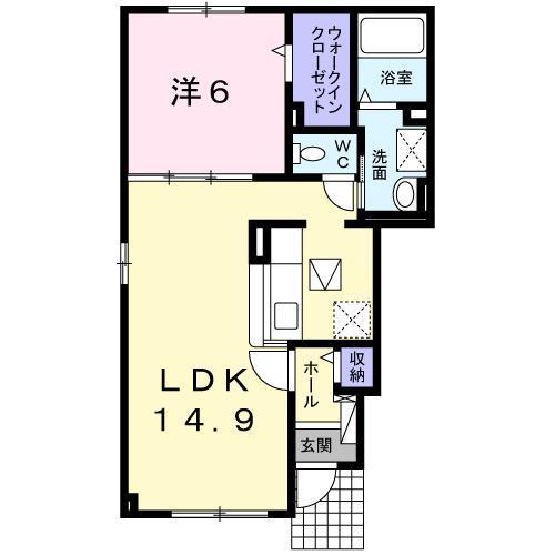 アンベリールAの間取り写真