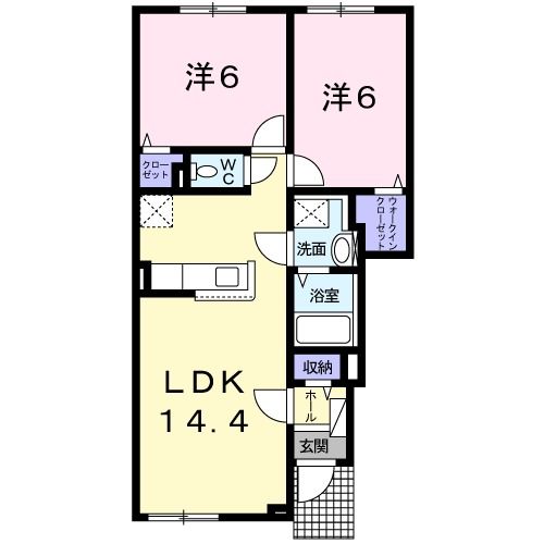 フランIIの間取り写真