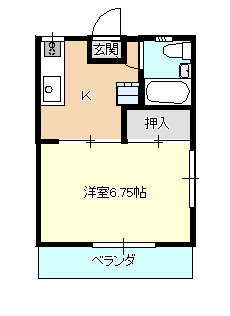 ハイツアザミの間取り