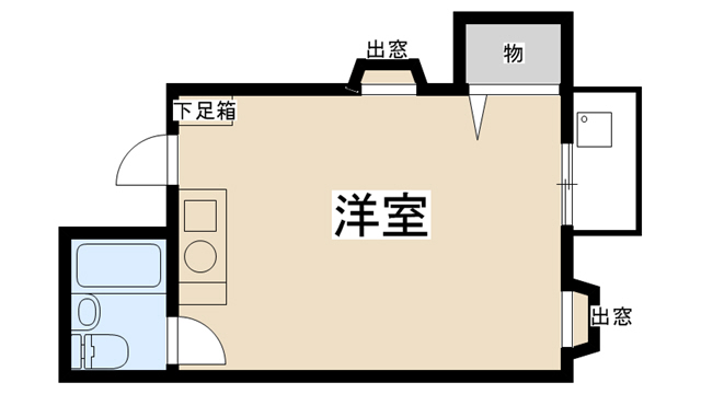 ＣＯＺＹＰＡＬＡＣＥキムラの間取り