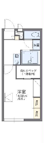 レオパレスアゼリアＫの間取り