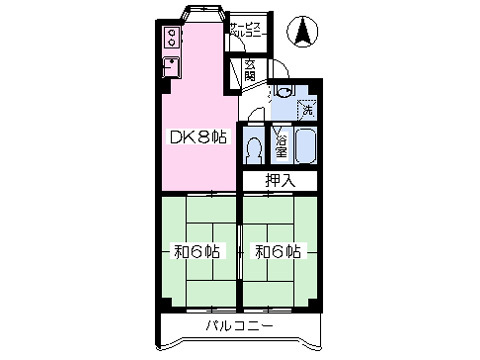 アーバン中野の間取り