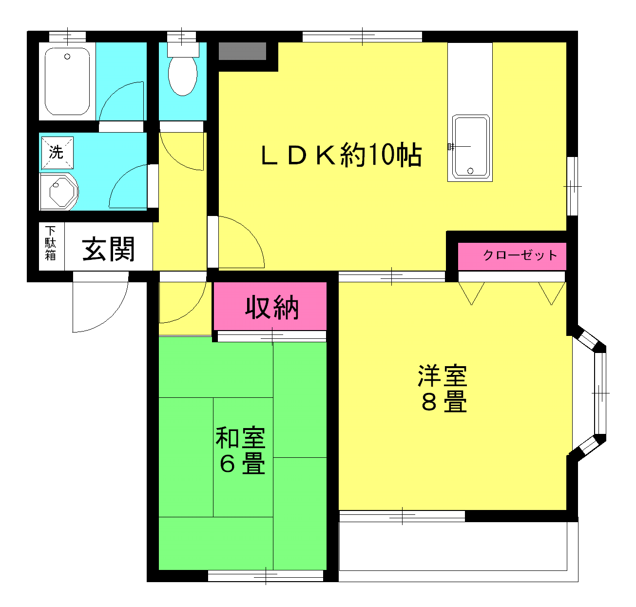 スチームクレストの間取り