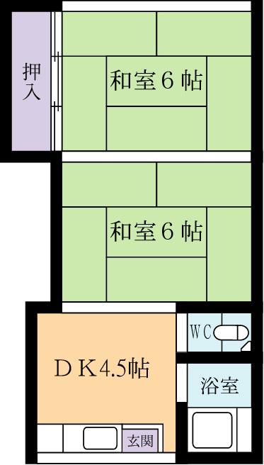 霞台ハイツの間取り