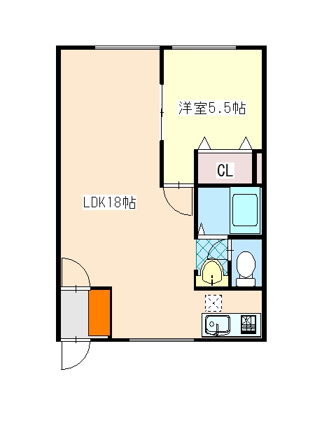 エーコーエミールたかすの間取り