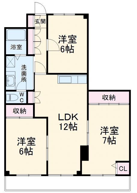 名古屋市天白区原のマンションの間取り