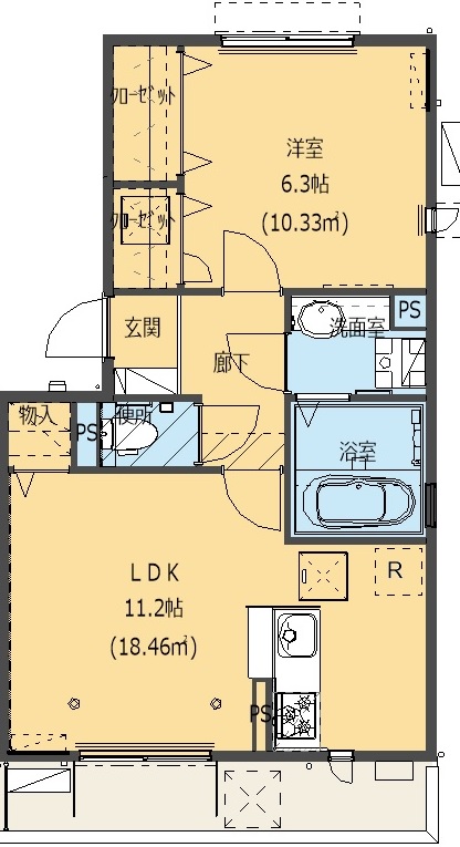 ポトシの間取り