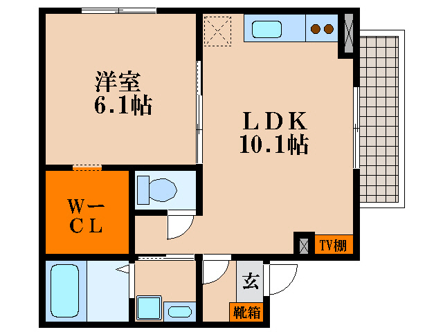 RFマンション大戌亥の間取り